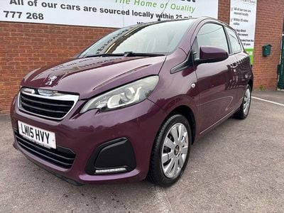 Used Peugeot 108 Active 68 HP (50 kW) 2015 Purple Hatchback