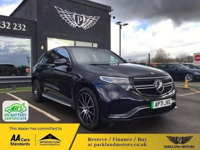 Used Mercedes EQC400 AMG line 300 kW (408 HP) 2022 Blue SUV