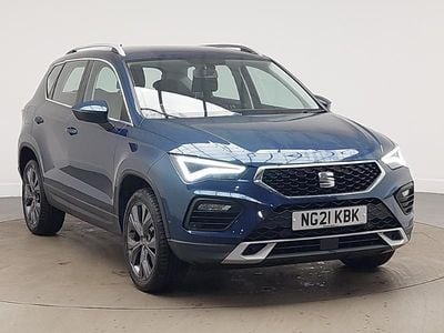 Begagnad Seat Ateca SE Technology 150 HK (110 kW) 2021 Blå SUV