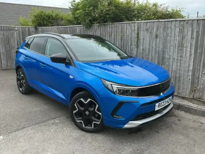 Used Vauxhall Grandland X Ultimate 130 HP (95 kW) 2023 Blue SUV