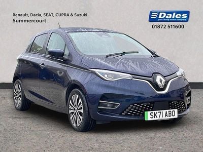 Blue Used 2021 Renault Zoe Riviera Hatchback | £11,500 (A bit pricey)