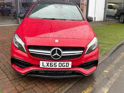 Used Mercedes A45 AMG Premium 2015 Jupiter red Hatchback