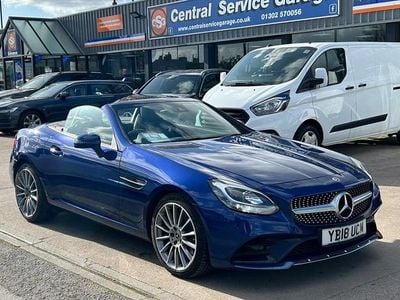 Used Mercedes SLC180 AMG line 2018 Blue Cabriolet