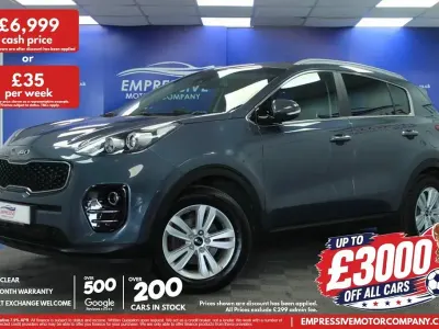 Used Kia Sportage 114 HP (83 kW) 2017 Blue SUV