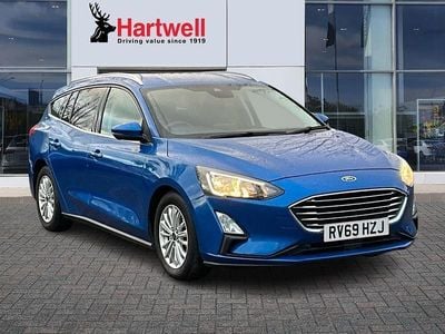 Blue Used 2019 Ford Focus Titanium Estate | £10,299 (Fair price)