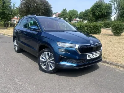 Used Skoda Karoq SE L 150 HP (110 kW) 2023 Blue SUV