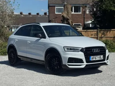 Used Audi Q3 Black Edition 184 HP (135 kW) 2017 White SUV
