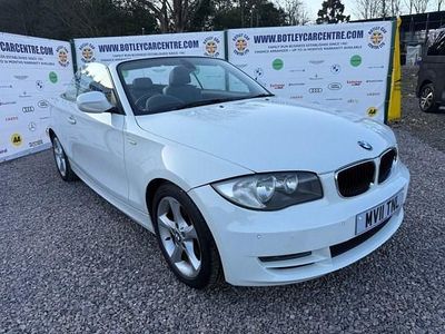 Used BMW 118 Cabriolet Sport Line 143 HP (105 kW) 2011 White Cabriolet