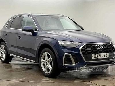 Begagnad Audi Q5 S-Line 2021 Blå SUV