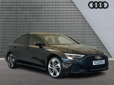 Used Audi A3 Comfort 150 HP (110 kW) 2023 Black Sedan