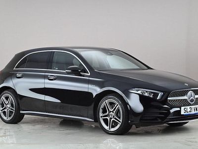 Used Mercedes A250 AMG line 218 HP (160 kW) 2021 Black Hatchback