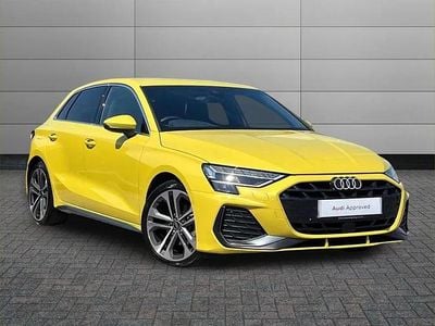 Used Audi A3 S-Line 150 HP (110 kW) 2024 Yellow Hatchback