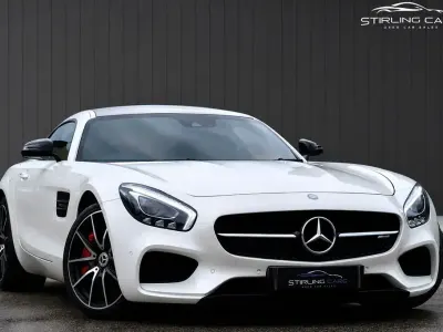 Begagnad Mercedes AMG GT AMG 611 HK (449 kW) 2015 Vit Sportkupé
