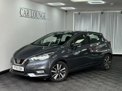 Used Nissan Micra Acenta 90 HP (66 kW) 2018 Grey Hatchback