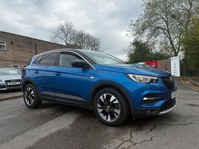 Used Vauxhall Grandland X SRi 130 HP (95 kW) 2020 Blue SUV