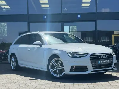 Used Audi A4 S-Line 190 HP (139 kW) 2017 White Estate