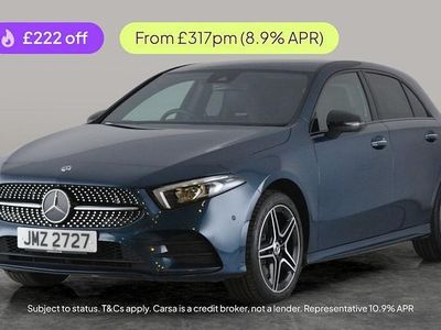 Blue Used 2022 Mercedes A250 AMG Line Premium Hatchback | £20,413 (Fair price)