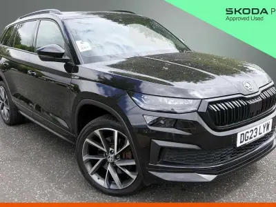 Used Skoda Kodiaq SportLine 110 HP (80 kW) 2023 Black magic pearl effect SUV