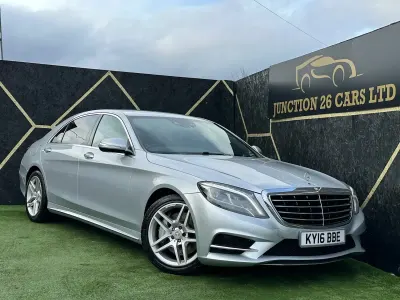 Used Mercedes S350L AMG line 254 HP (186 kW) 2016 Silver Sedan