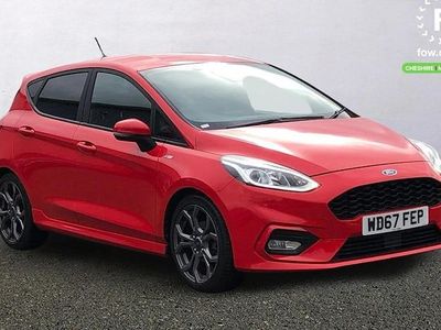 Used Ford Fiesta ST-Line X 101 HP (74 kW) 2018 Red Hatchback
