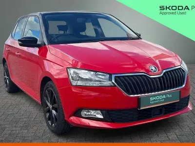 Second-hand Skoda Fabia Colour Edition 94 CP (69 kW) 2020 Roșu Hatchback