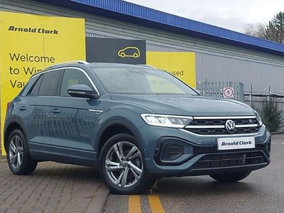 Used VW T-Roc R-line 150 HP (110 kW) 2023 Blue SUV