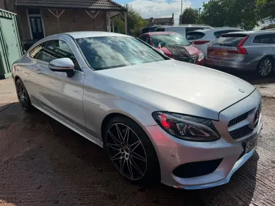 Used Mercedes C220 AMG line 2016 Silver Coupe