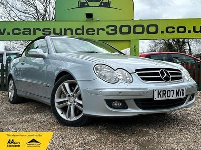 Used Mercedes CLK350 Avantgarde 2007 Silver Cabriolet