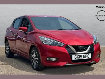 Used Nissan Micra Acenta Limited Edition 90 HP (66 kW) 2019 Red Hatchback