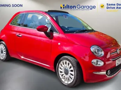 Begagnad Fiat 500C Lounge 2016 Röd Cab