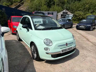 Used Fiat 500 69 HP (50 kW) 2015 Green Hatchback