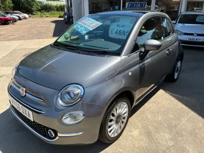 Used Fiat 500 Lounge 69 HP (50 kW) 2016 Grey Hatchback