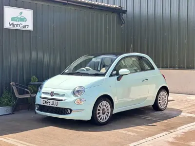 Used Fiat 500 Lounge 69 HP (50 kW) 2015 Green Hatchback