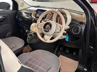 Used Fiat 500 Lounge 69 HP (50 kW) 2019 Black Hatchback