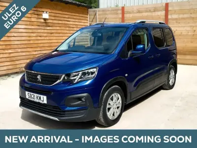 Used Peugeot Rifter Access 131 HP (96 kW) 2021 Blue MPV