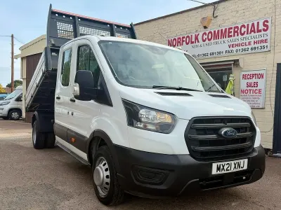 Used Ford Transit 130 HP (95 kW) 2021 White Van