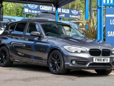 Used BMW 118 Sport Line 136 HP (100 kW) 2018 Mineral grey Hatchback