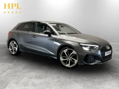 Usado Audi A3 Sportback Design 150 CV (110 kW) 2021 Gris Utilitario