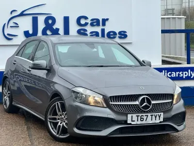 Used Mercedes A200 AMG line 136 HP (100 kW) 2017 Grey Hatchback