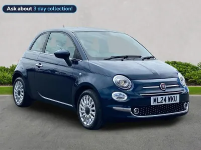 Used Fiat 500 2024 Blue Hatchback