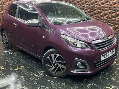 Used Peugeot 108 82 HP (60 kW) 2014 Mauve/purple Hatchback