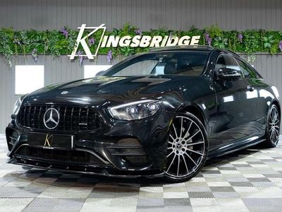Black Used 2021 Mercedes E220 AMG Line Premium Plus Coupe | £30,286 (Expensive)