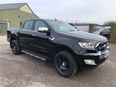 used Ford Ranger Pick Up Double Cab Limited 2 2.2 TDCi Auto BLACK EDITION FSH EURO 6 CLEAN TRUCK
