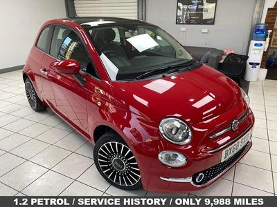 Used Fiat 500 Lounge 69 HP (50 kW) 2018 Red Hatchback