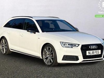 Used Audi A4 Black Edition 190 HP (139 kW) 2017 White Estate