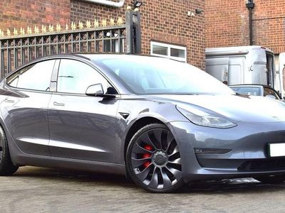 Grey Used 2021 Tesla Model 3 Performance Sedan | £15,750 (Fair price)