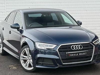 Blue Used 2017 Audi A3 S-Line Sedan | £12,390 (Fair price)