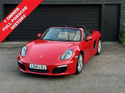 Used Porsche Boxster 315 HP (231 kW) 2014 Red Cabriolet