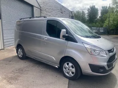 Used Ford Transit Custom Limited 130 HP (95 kW) 2017 Silver Van