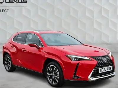 Used Lexus UX E-FOUR 184 HP (135 kW) 2023 Red SUV
